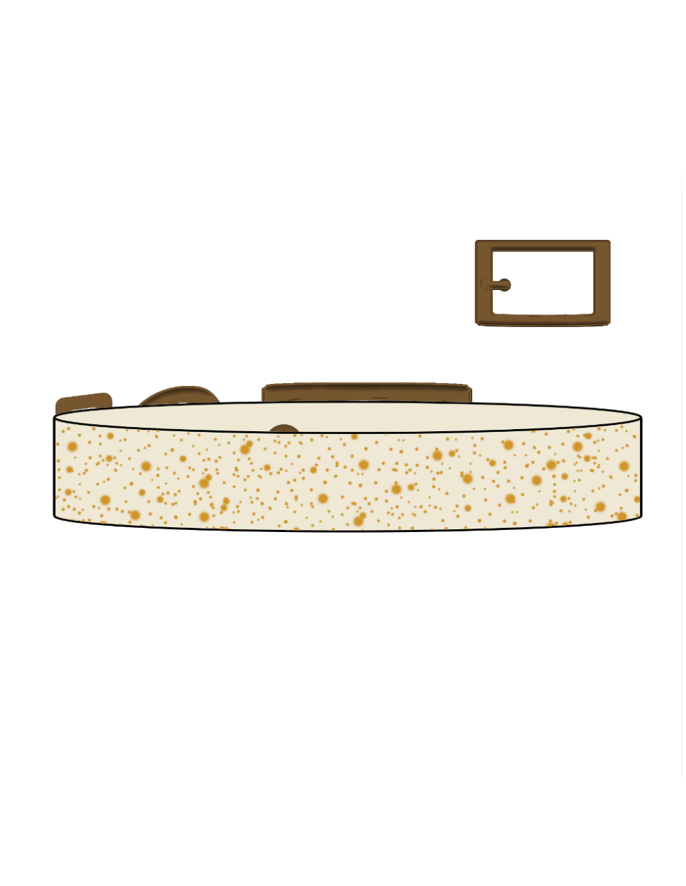 Bone x Gold SS Explorer Collar (A)