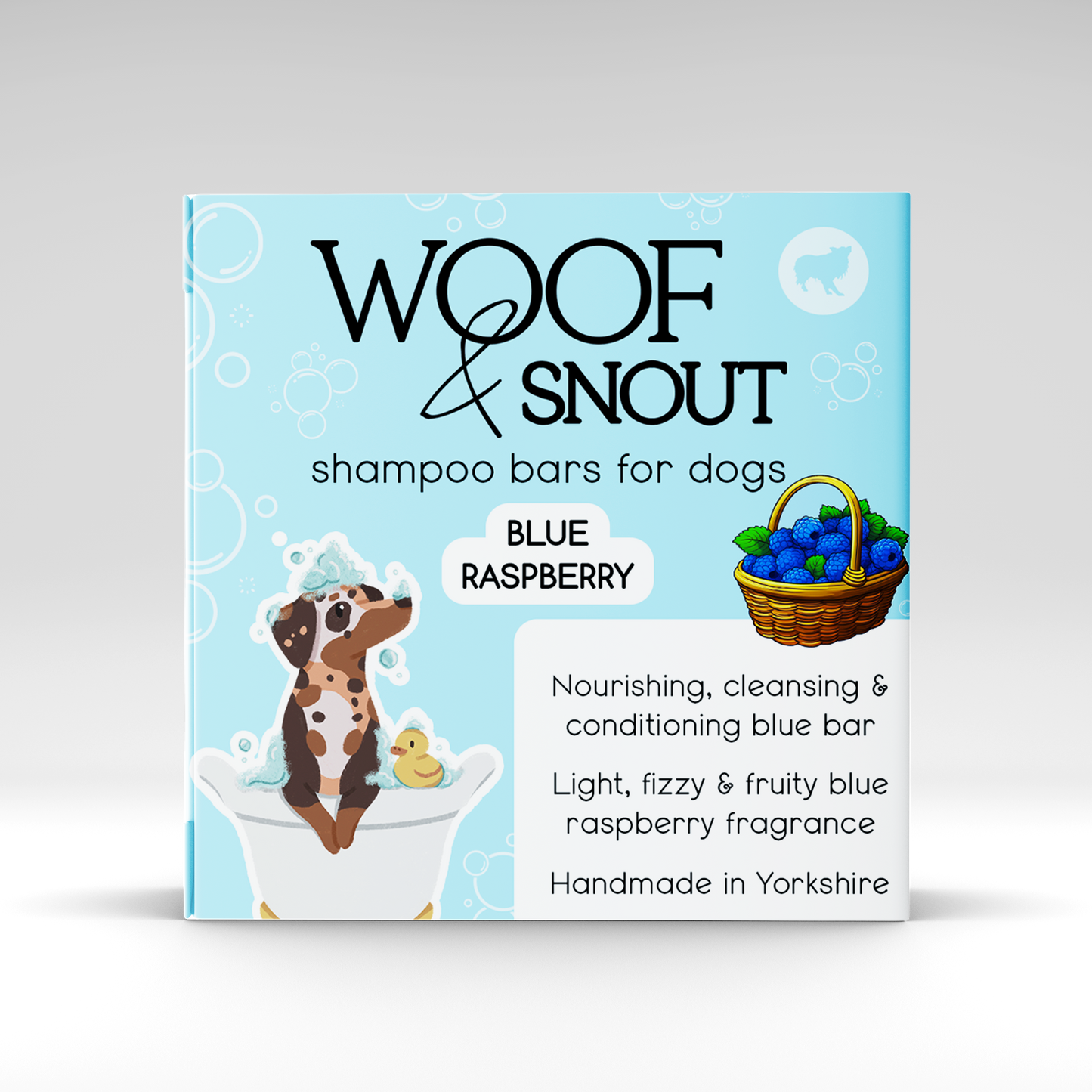 Blue Raspberry Dog Shampoo Bar