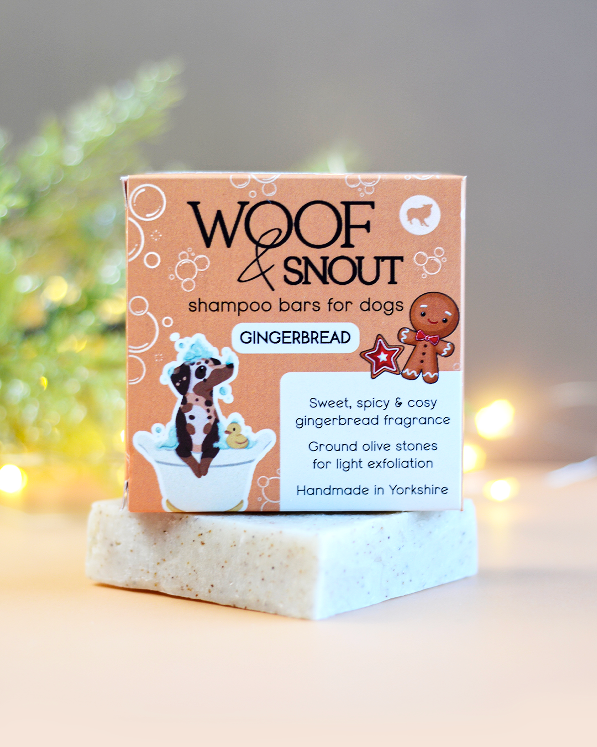 Gingerbread Dog Shampoo Bar