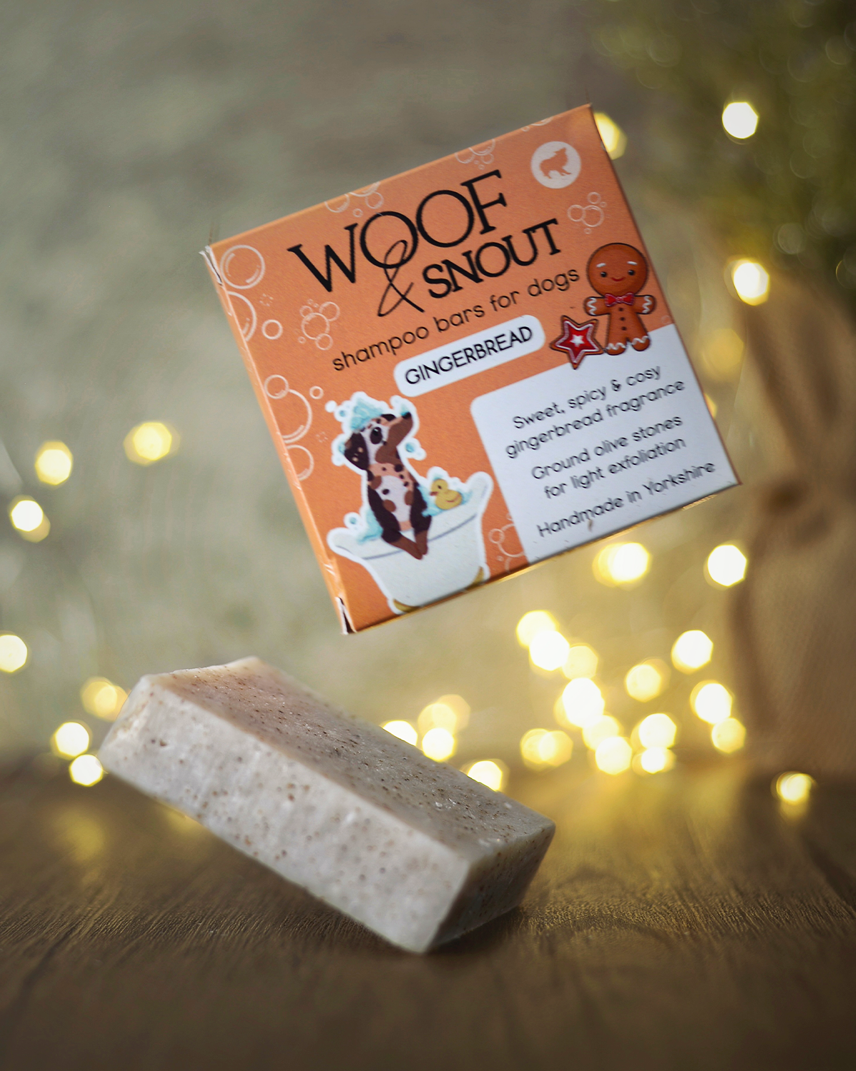 Gingerbread Dog Shampoo Bar