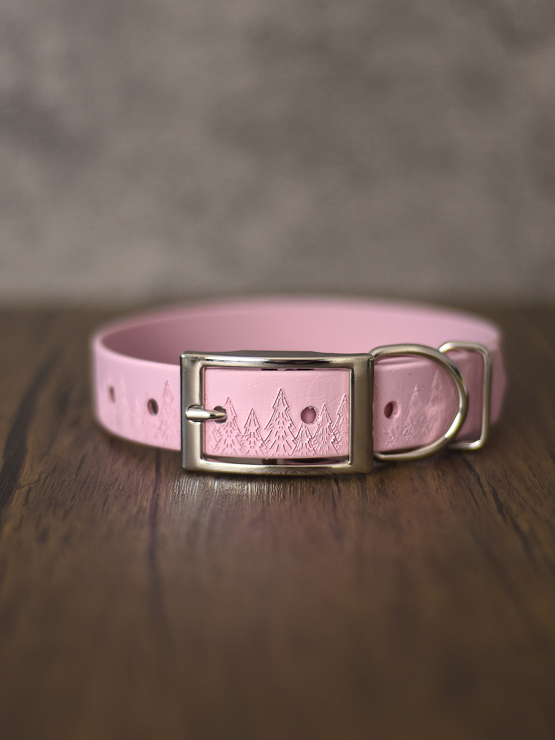 Forest Haven (Pink Pines) - Embossed Explorer Collar