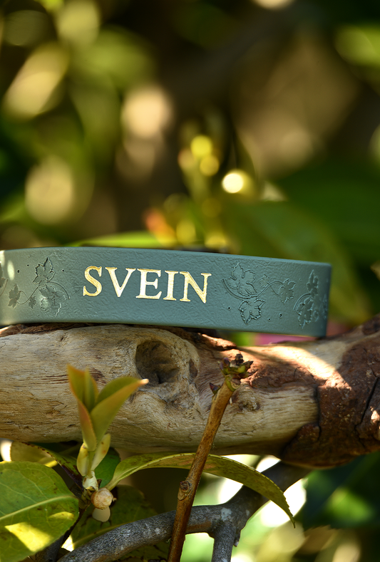 Vine and Dandy - Name Embossed Explorer Collar