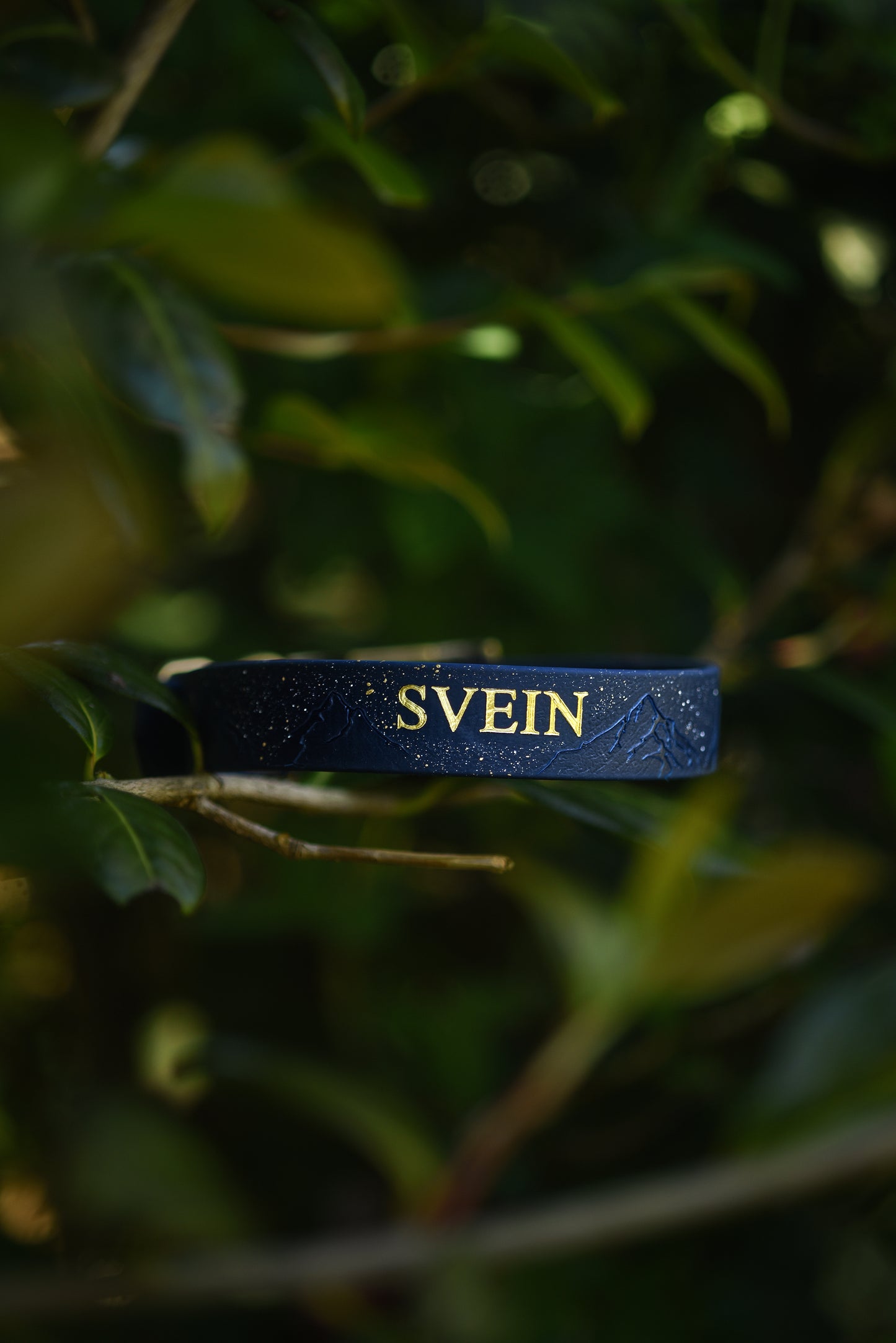 Starlit Mountains - Name Embossed Explorer Collar