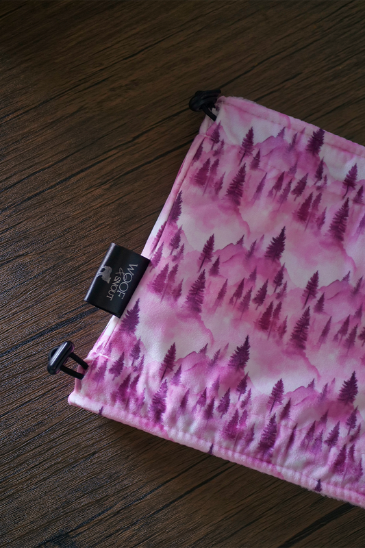 Pink Pines Dog Silent Snood