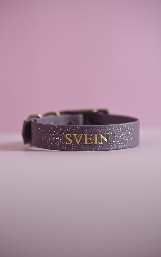 Name Embossed Speckled Stars Explorer Collar