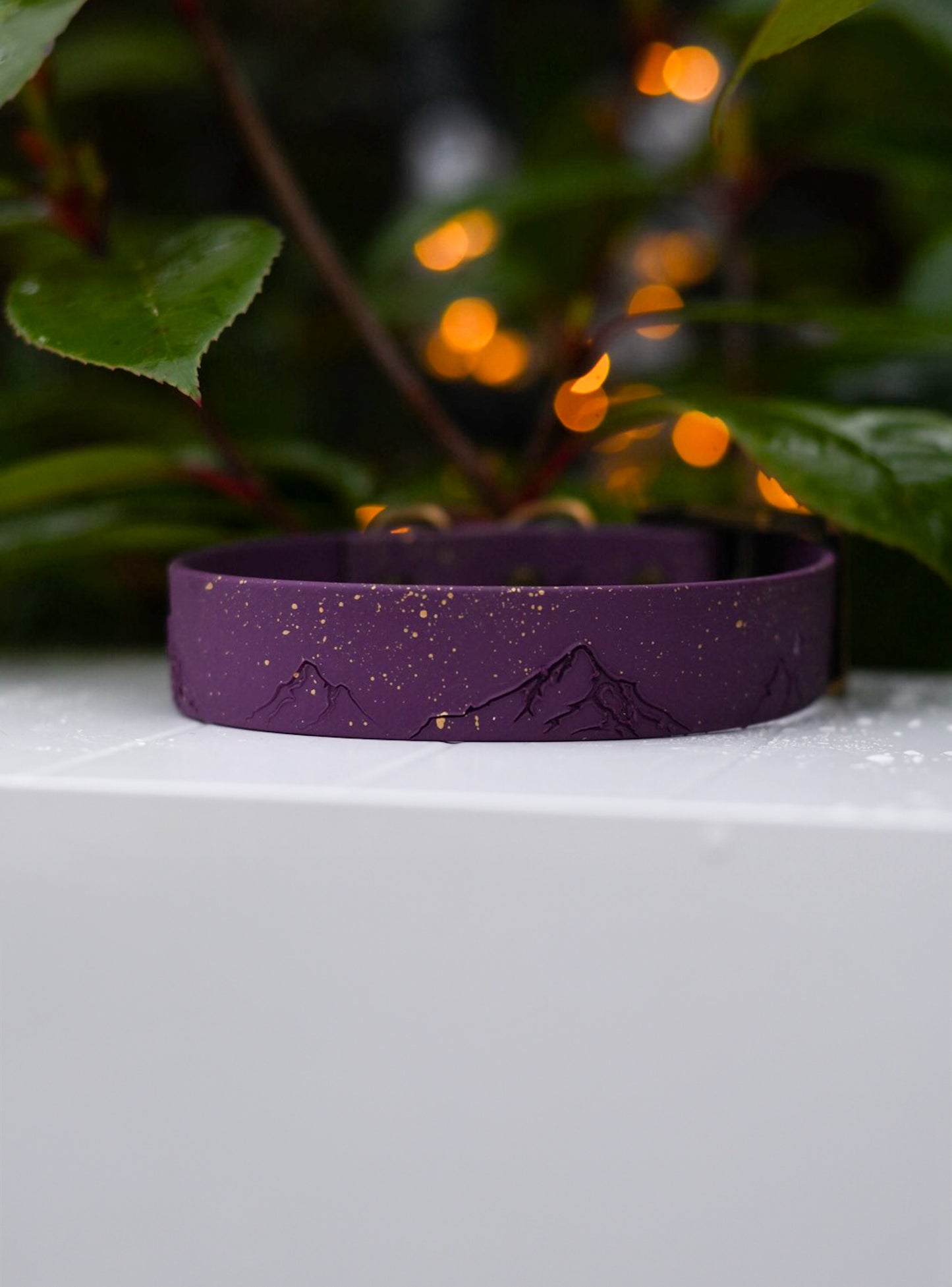 Starlit Mountains - Embossed Explorer Collar