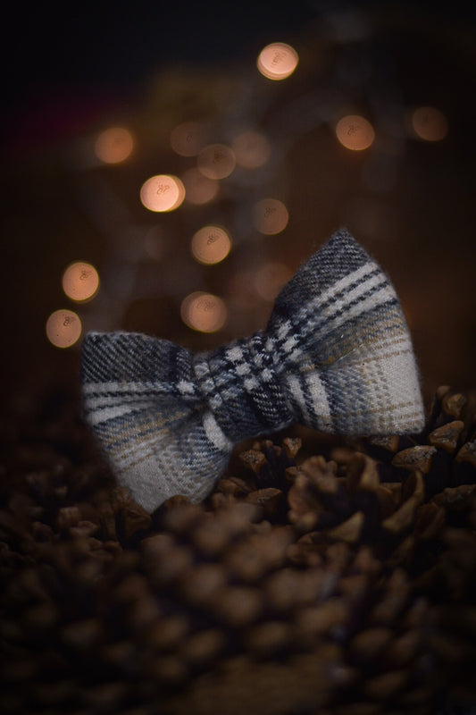 Moonstone - Luxury Brushed Cotton Bow Tie