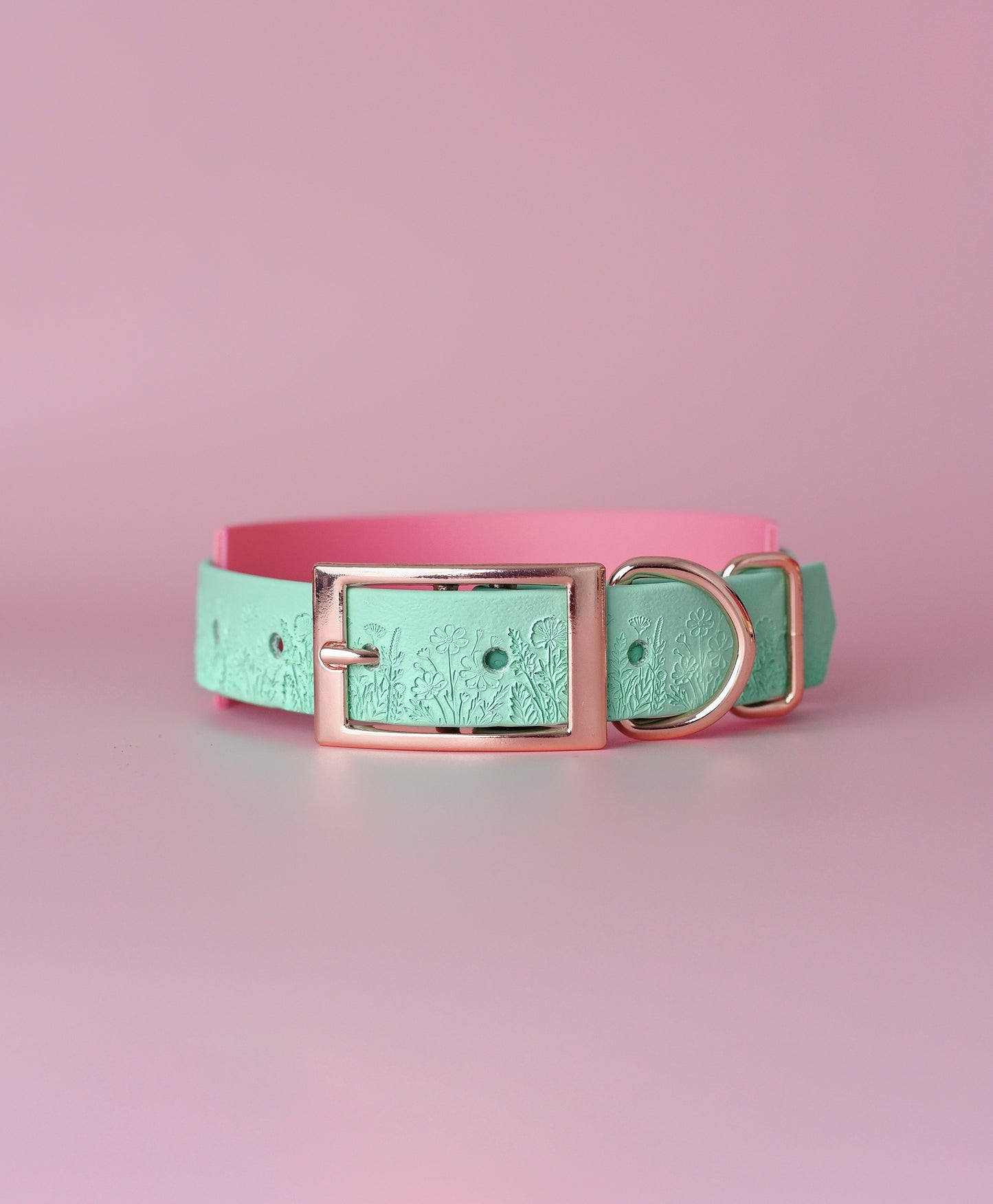 Wildflower - Embossed Hound Collar