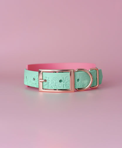 Wildflower - Embossed Hound Collar