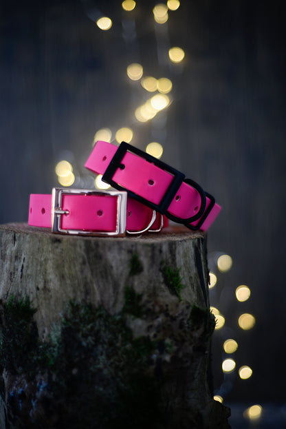 Pink Chic - Biothane Dog Collar (Waterproof)