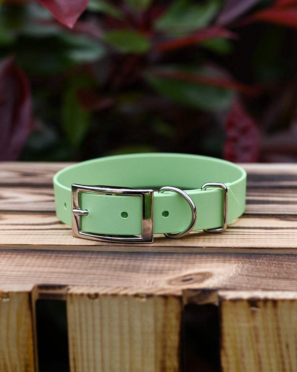 Spring Fields - Biothane Dog Collar (Waterproof)