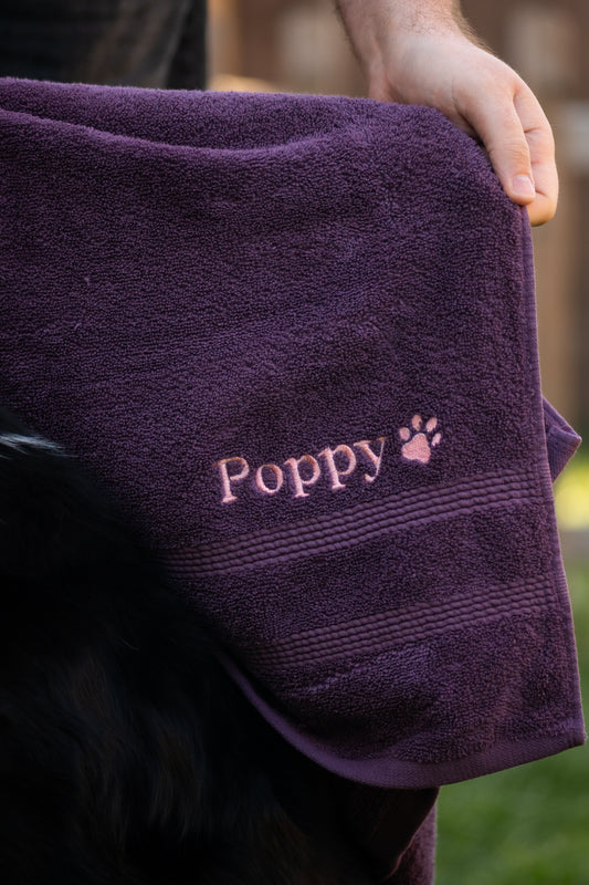 Personalised Dog Towel