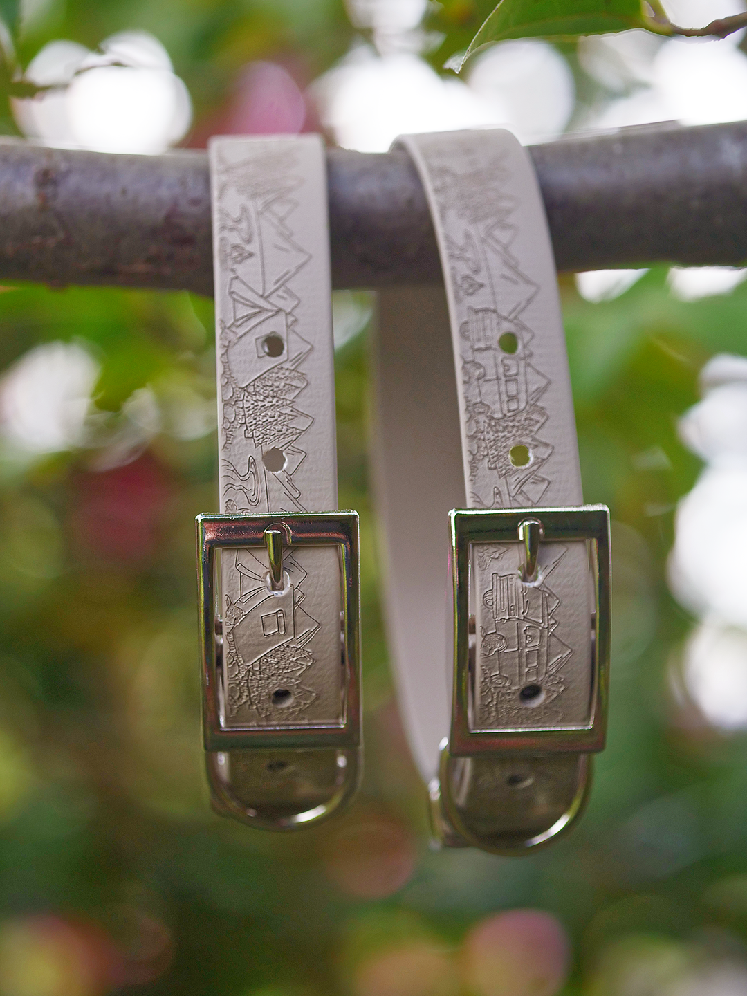Into the Wilderness (Camping) - Embossed Explorer Collar