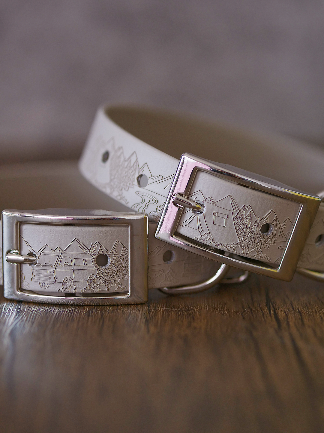 Into the Wilderness (Camping) - Embossed Explorer Collar