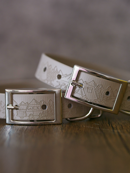 Into the Wilderness (Camping) - Embossed Explorer Collar