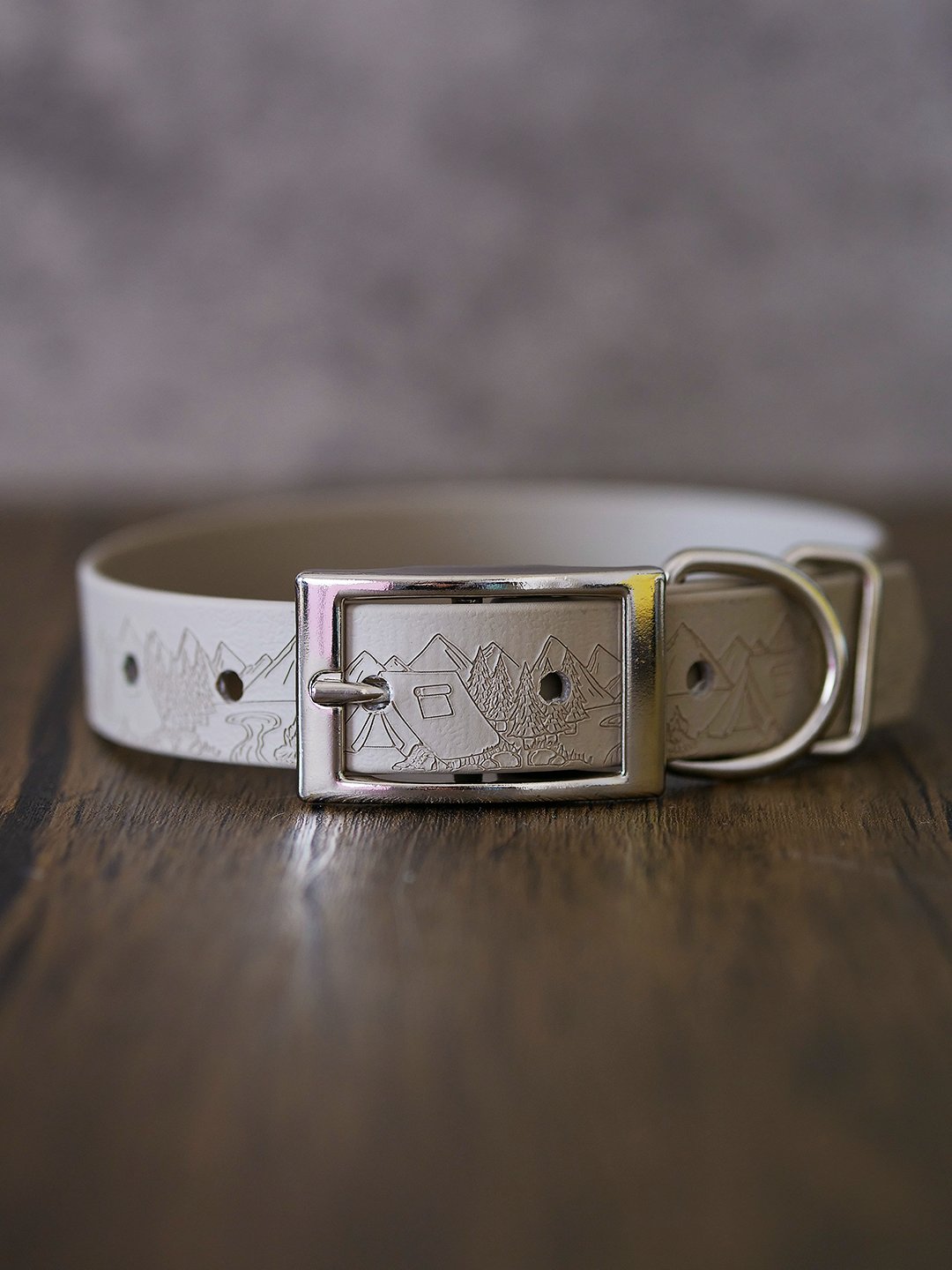 Into the Wilderness (Camping) - Embossed Explorer Collar