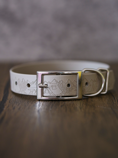 Into the Wilderness (Camping) - Embossed Explorer Collar