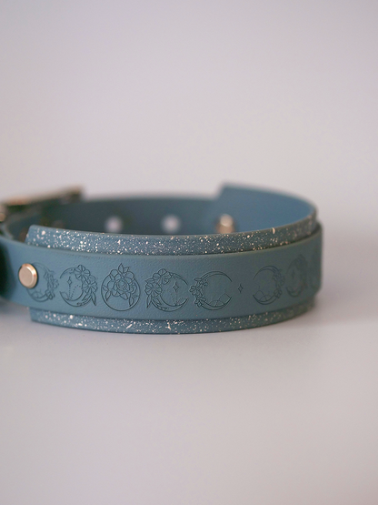 Lunar Moons - Embossed Hound Collar