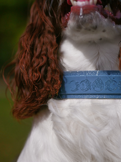 Lunar Moons - Embossed Hound Collar