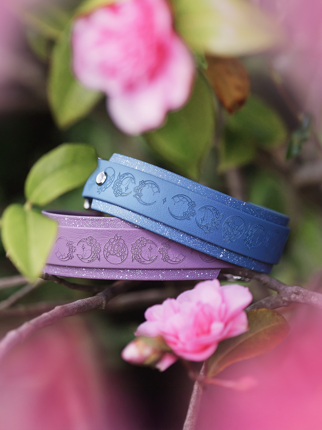 Lunar Moons - Embossed Hound Collar
