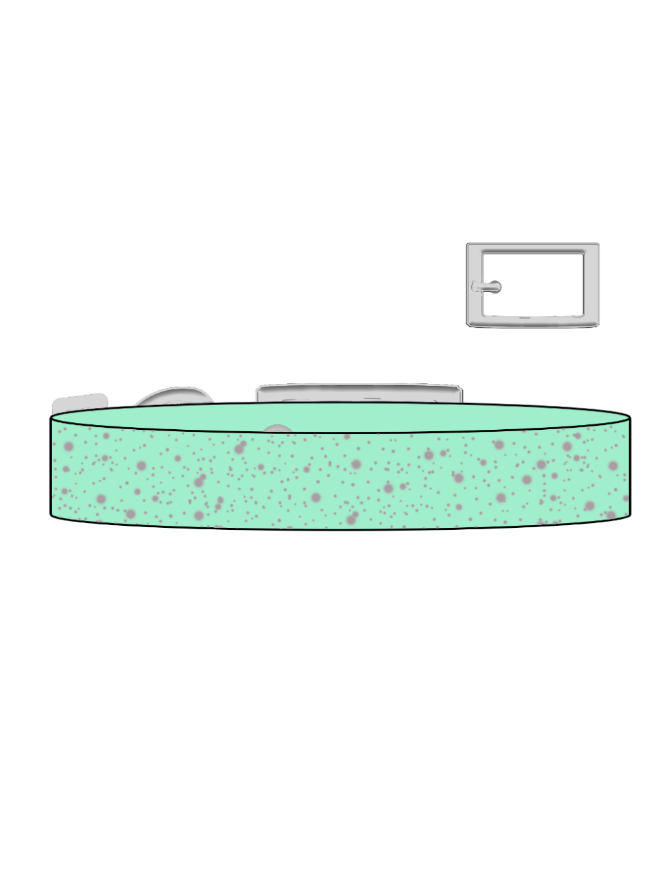 Mint Sea x Silver SS Explorer Collar (S)