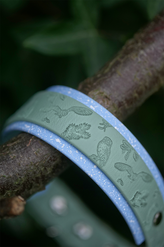 Night Owl - Embossed Hound Collar