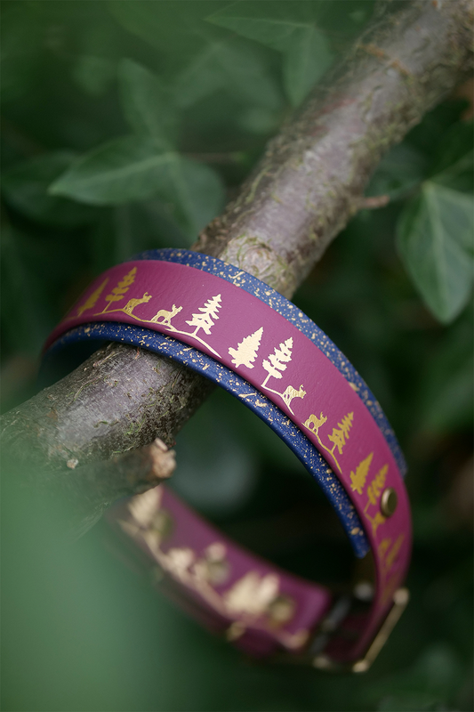 Fawn Hollow - Embossed Hound Collar
