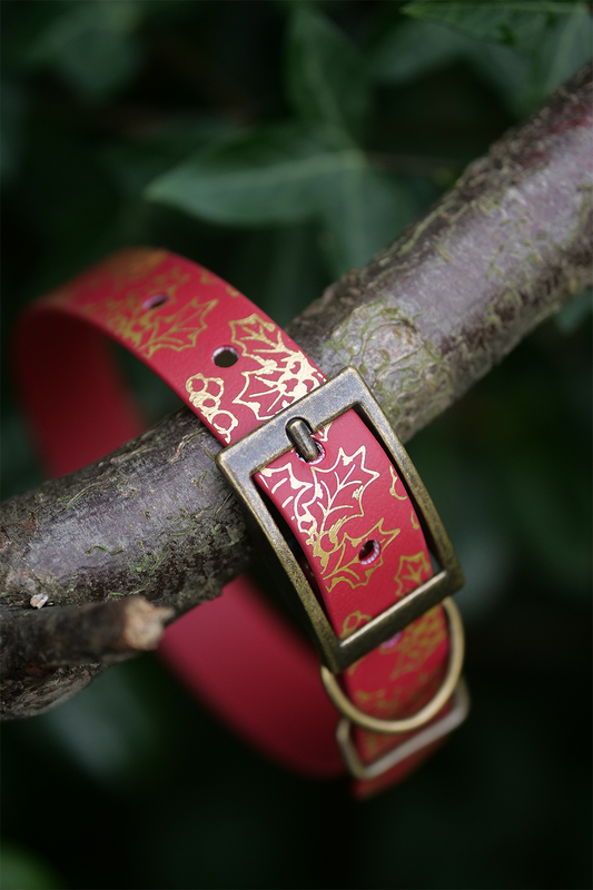 Holly Bush - Foil Embossed Explorer Collar