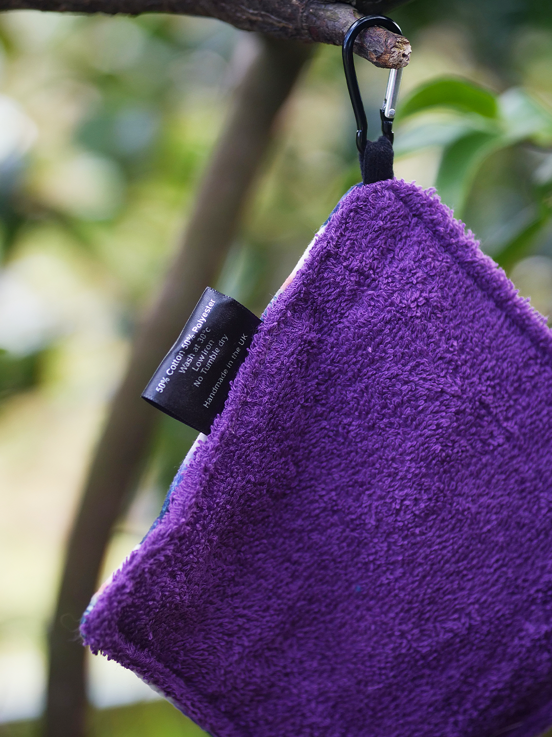 daybreak dog drying cloth purple absorbent towelling for muddy paws