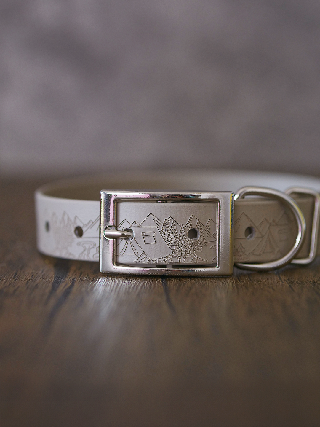 Into the Wilderness (Camping) - Embossed Explorer Collar