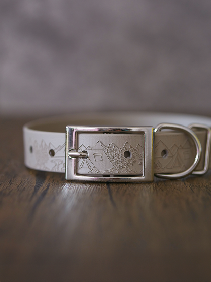 Into the Wilderness (Camping) - Embossed Explorer Collar