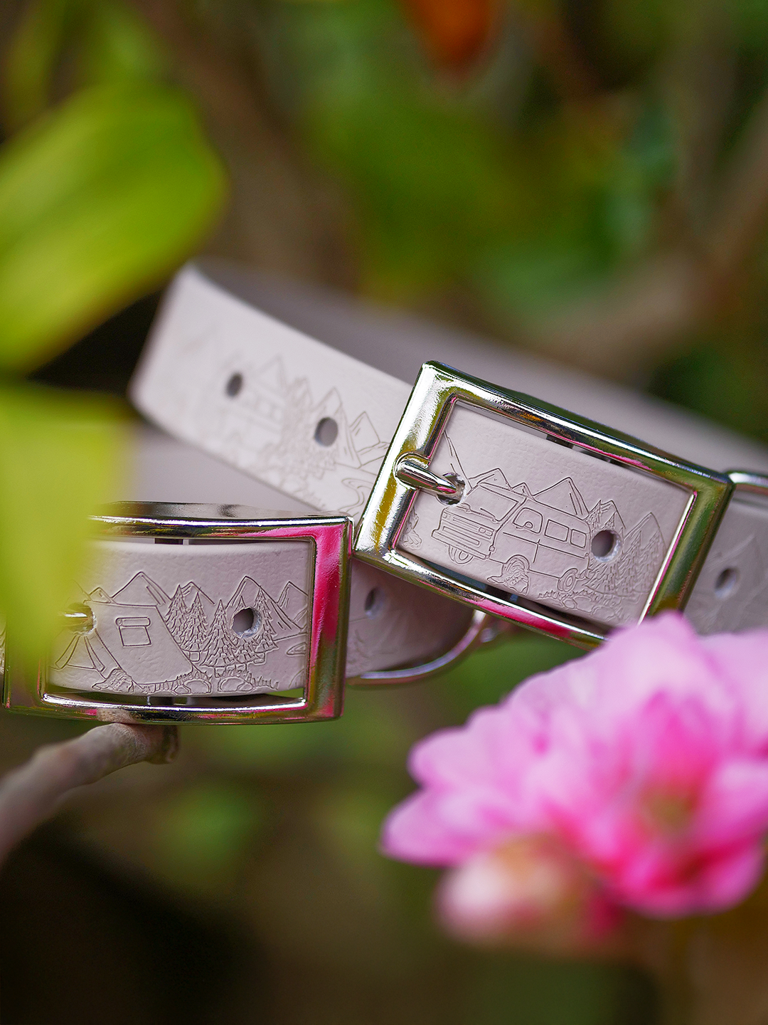 Into the Wilderness (Camping) - Embossed Explorer Collar