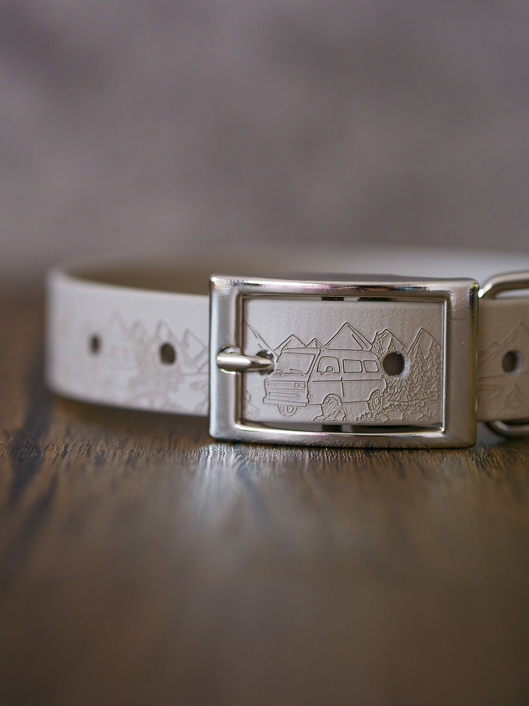 Into the Wilderness (Camping) - Embossed Explorer Collar